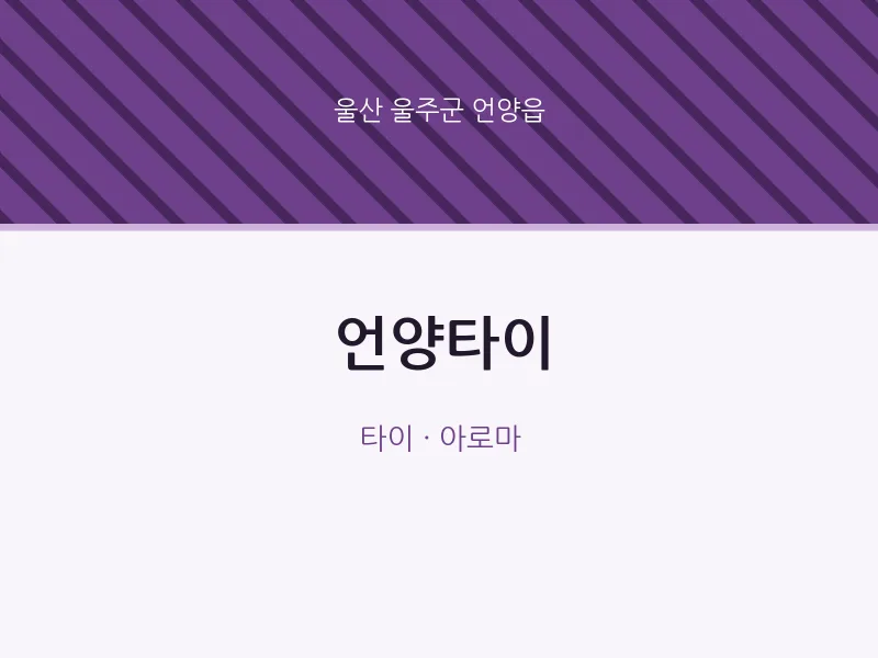 언양읍 출장마사지 홈타이 언양타이 | 마픽