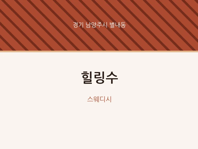 별내동 출장마사지 홈타이 힐링수 | 마픽