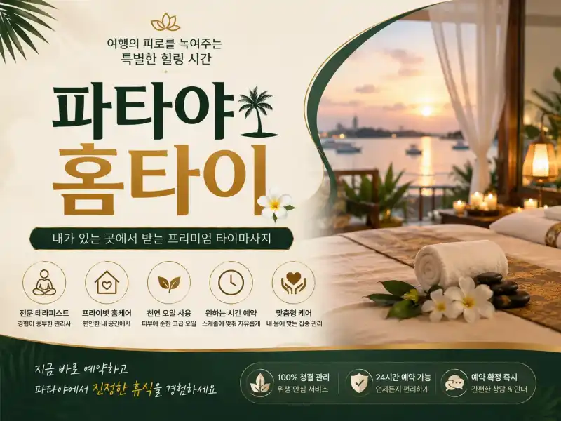 양천구 홈타이 파타야 - 목동·신월동 출장마사지 & 1인샵 (24시 연중무휴)