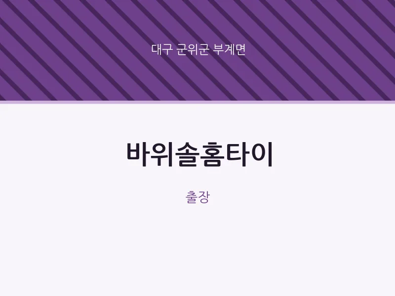 부계면 출장마사지 바위솔홈타이 | 마픽