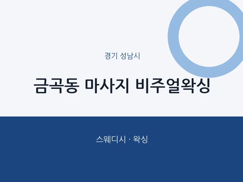 성남시 출장마사지 홈타이 비주얼왁싱 | 마픽