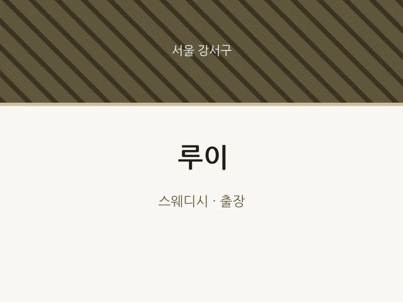 강서구 출장마사지 홈타이 루이 | 마픽