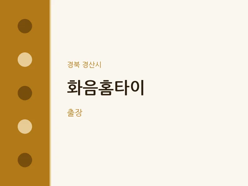 경산시 출장마사지 화음홈타이 | 마픽