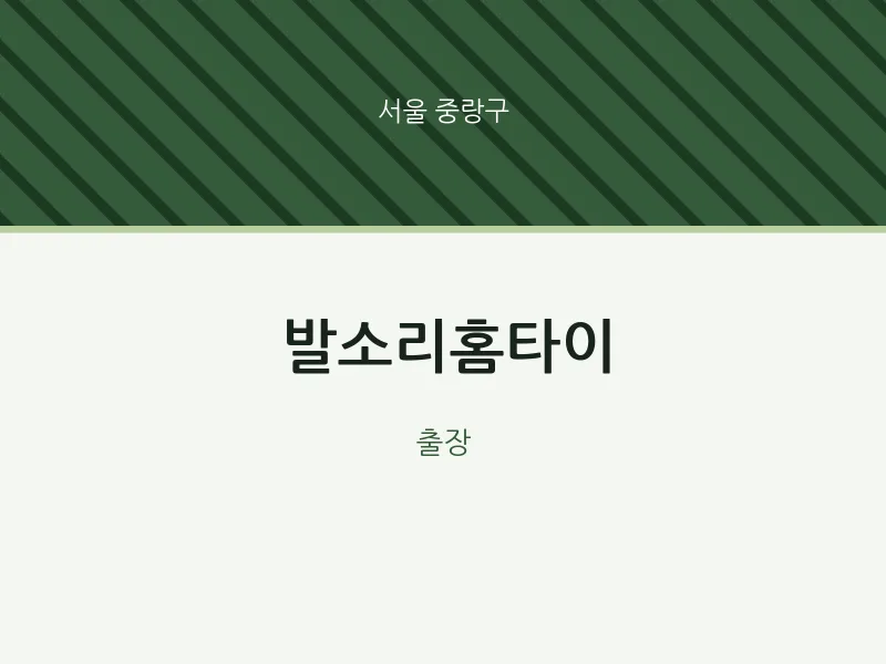 중랑구 출장마사지 발소리홈타이 | 마픽