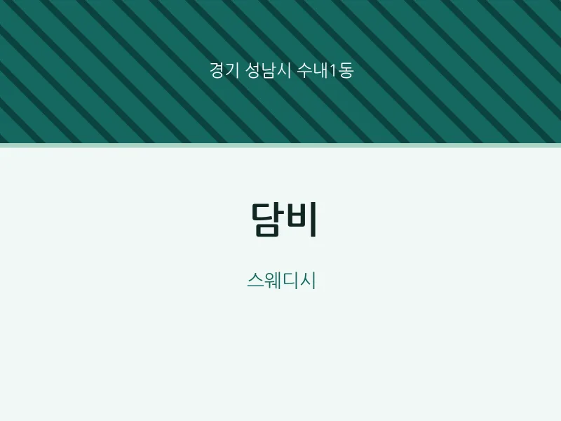 수내1동 출장마사지 홈타이 담비 | 마픽