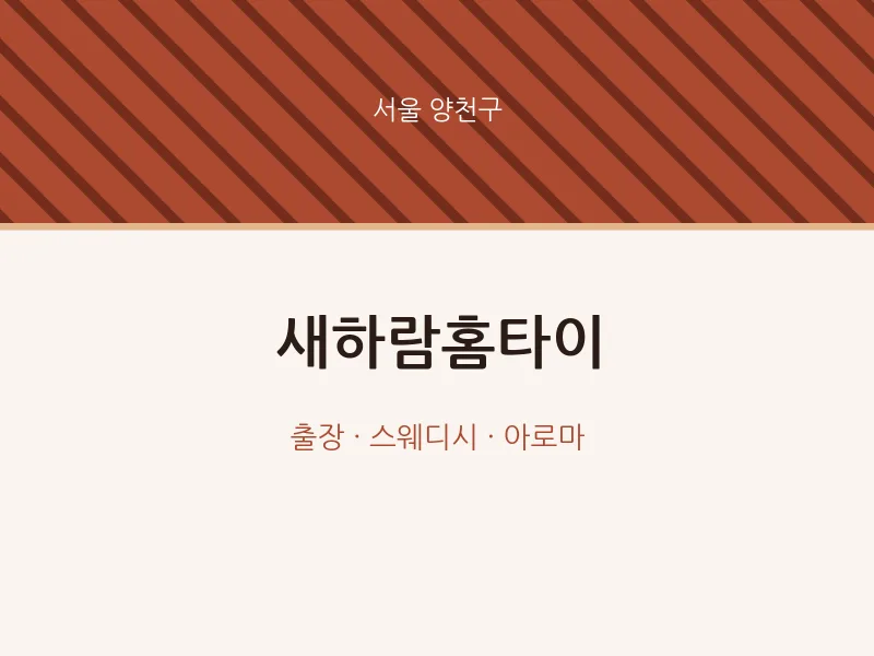 양천구 출장마사지 새하람홈타이 | 마픽