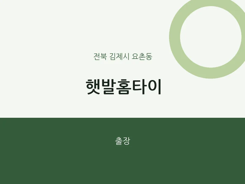 요촌동 출장마사지 햇발홈타이 | 마픽