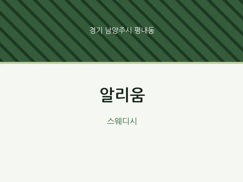 평내동 출장마사지 홈타이 알리움 | 마픽