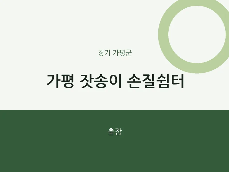 가평군 출장마사지 홈타이 가평 잣송이 손질쉼터 | 마픽