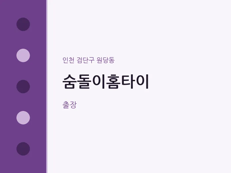 원당동 출장마사지 숨돌이홈타이 | 마픽
