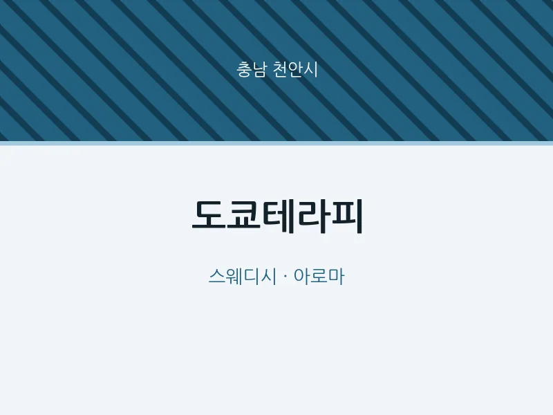천안시 출장마사지 홈타이 도쿄테라피 | 마픽