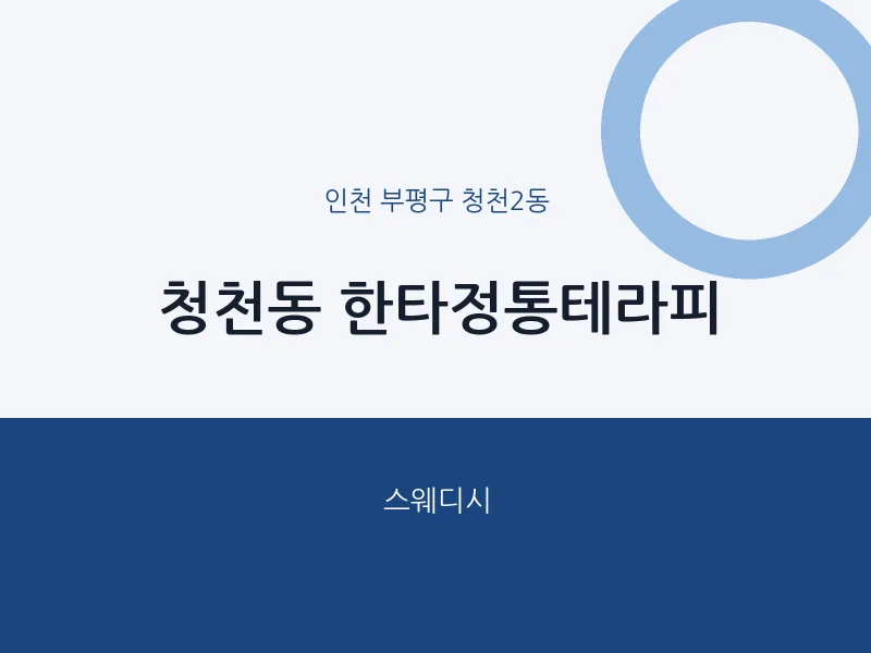 청천2동 출장마사지 홈타이 한타정통테라피 | 마픽