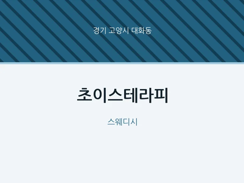 대화동 출장마사지 홈타이 초이스테라피 | 마픽