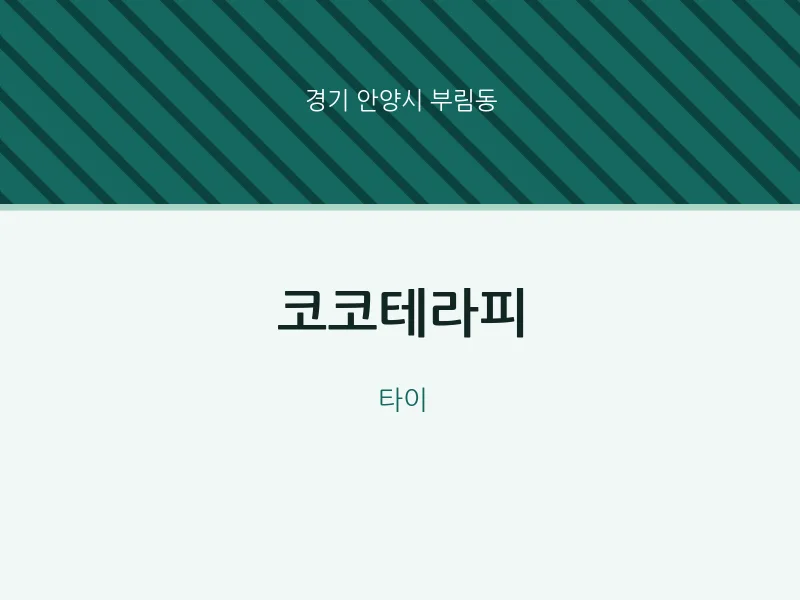 부림동 출장마사지 홈타이 코코테라피 | 마픽