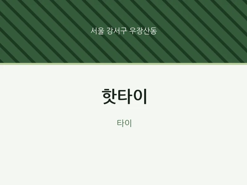 우장산동 출장마사지 홈타이 핫타이 | 마픽