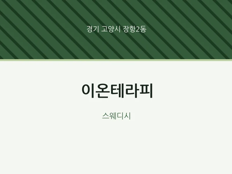 장항2동 출장마사지 홈타이 이온테라피 | 마픽