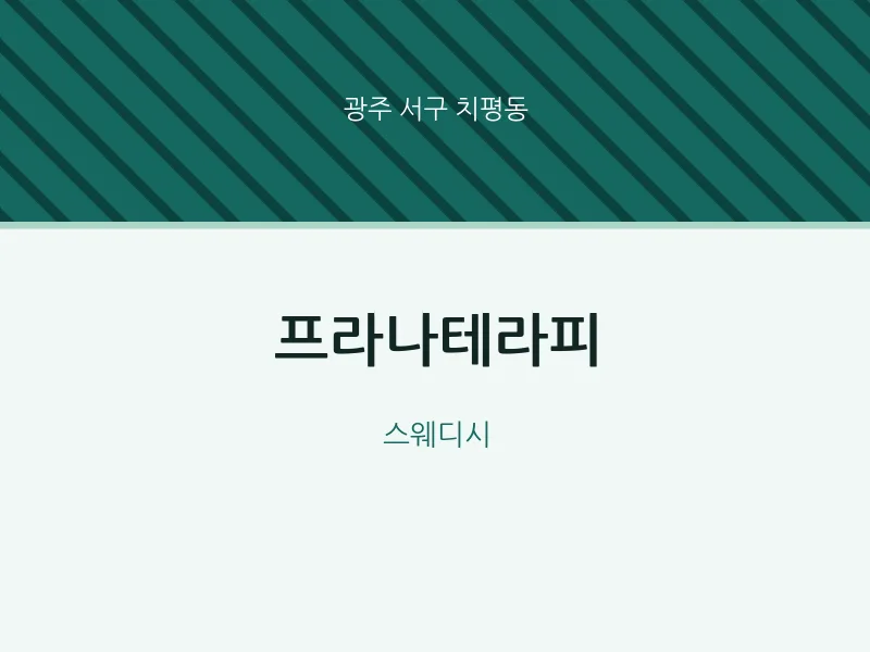 치평동 출장마사지 홈타이 프라나테라피 | 마픽
