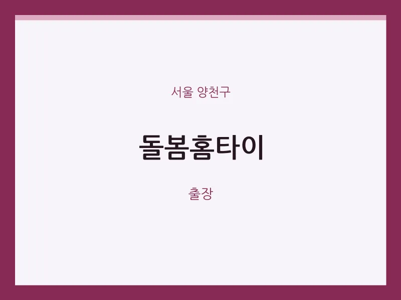 양천구 출장마사지 돌봄홈타이 | 마픽