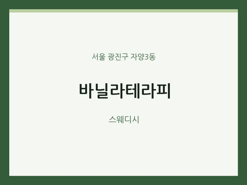자양3동 출장마사지 홈타이 바닐라테라피 | 마픽