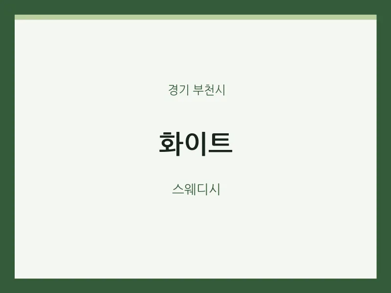 부천시 출장마사지 홈타이 화이트 | 마픽