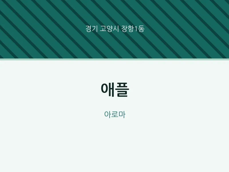 장항1동 출장마사지 홈타이 애플 | 마픽