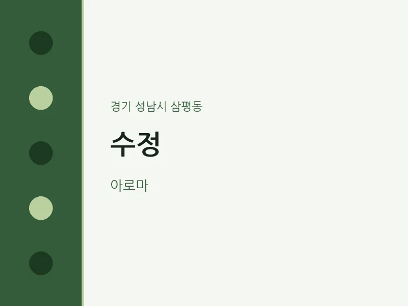 삼평동 출장마사지 홈타이 수정 | 마픽