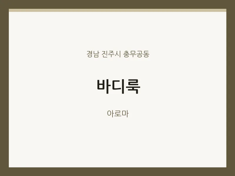 충무공동 출장마사지 홈타이 바디룩 | 마픽
