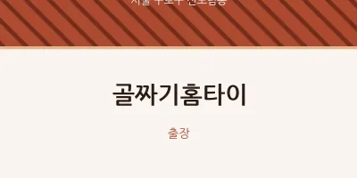 신도림동 출장마사지 골짜기홈타이 | 마픽