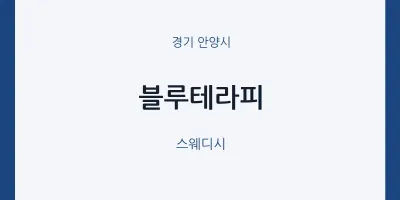 안양시 출장마사지 홈타이 블루테라피 | 마픽