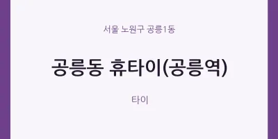 공릉1동 출장마사지 홈타이 휴타이(공릉역) | 마픽