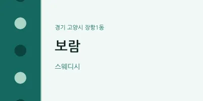 장항1동 출장마사지 홈타이 보람 | 마픽