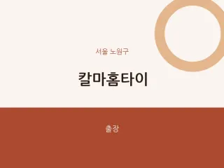 노원구 출장마사지 칼마홈타이 | 마픽
