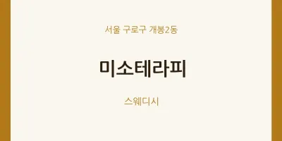 개봉2동 출장마사지 홈타이 미소테라피 | 마픽