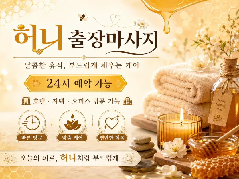 일산 출장마사지 허니 - 주엽, 마두, 정발산, 장항, 백석 등 일산 전지역