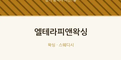 비전1동 출장마사지 홈타이 엘테라피앤왁싱 | 마픽