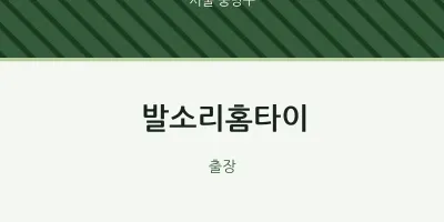중랑구 출장마사지 발소리홈타이 | 마픽