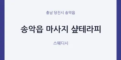 송악읍 출장마사지 홈타이 샾테라피 | 마픽