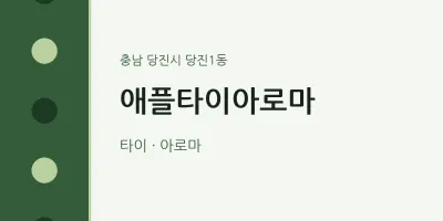 당진1동 출장마사지 홈타이 애플타이아로마 | 마픽