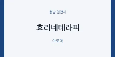 천안시 출장마사지 홈타이 효리네테라피 | 마픽