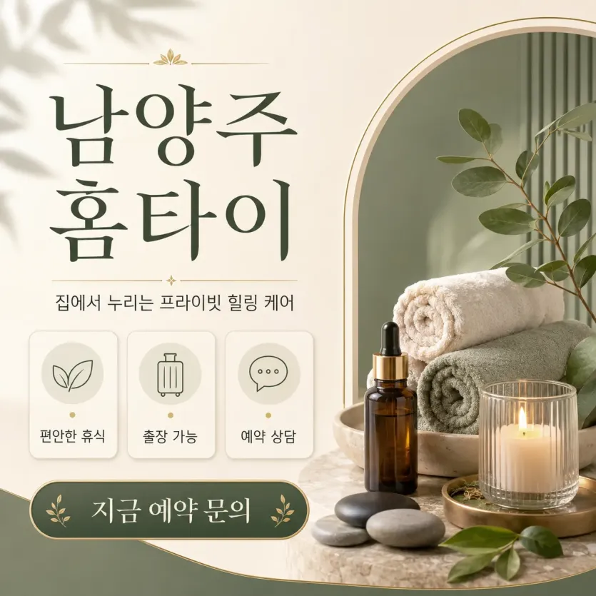 남양주 홈타이 바로 예약 가능 | 24시 출장마사지 & 홈타이
