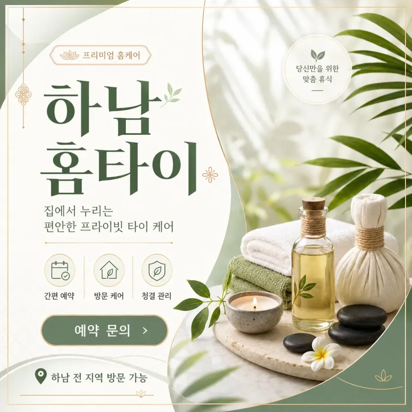 하남 홈타이 전문 케어, 지친 하루의 끝에 완벽한 휴식을 선물합니다