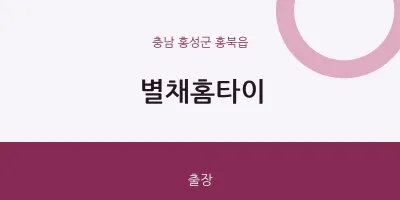 홍북읍 출장마사지 별채홈타이 | 마픽