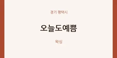 평택시 출장마사지 홈타이 오늘도예쁨 | 마픽