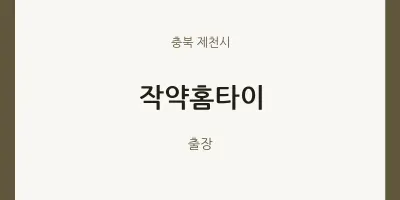 제천시 출장마사지 작약홈타이 | 마픽