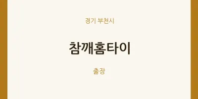 부천시 출장마사지 참깨홈타이 | 마픽