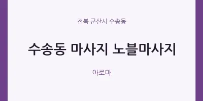 수송동 출장마사지 홈타이 노블마사지 | 마픽