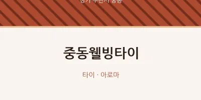 중동 출장마사지 홈타이 중동웰빙타이 | 마픽