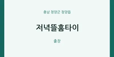 청양읍 출장마사지 저녁뜰홈타이 | 마픽