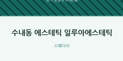 수내2동 출장마사지 홈타이 에스테틱 일루아에스테틱 | 마픽
