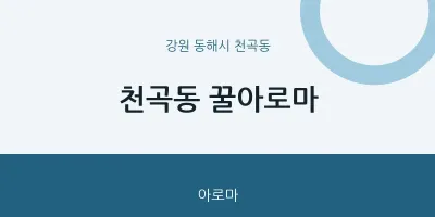 천곡동 출장마사지 홈타이 꿀아로마 | 마픽